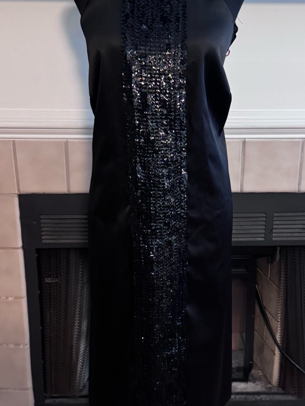 Ashley Stewart Black Midi with Black “Crystal” Embellishment